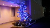 MKイルミネーションのクリスマスツリー 八戸K様邸
