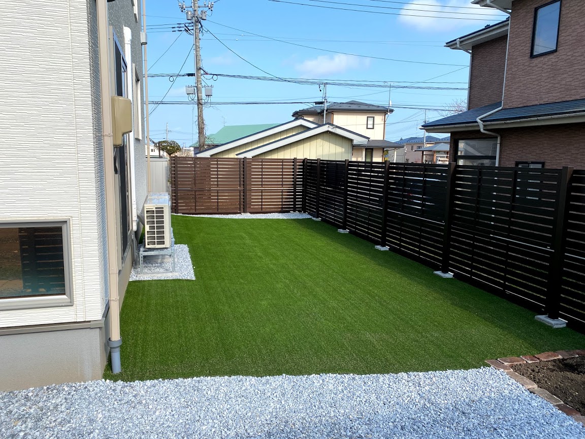 目隠しフェンス センシア/横ルーバー  おいらせ町 O様邸